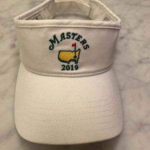 Masters White Visor